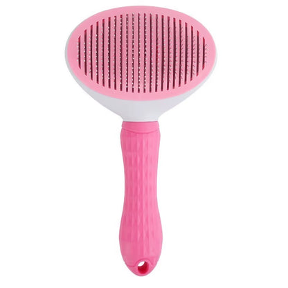 Self-Cleaning Pet Grooming Brush and Comb for Dogs and Cats - Dematting Tool and Hair Remover Accessories