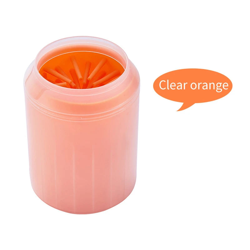 Portable Soft Silicone Dog Paw Cleaner Cup with Combs - Efficient Outdoor Pet Foot Washing Solution