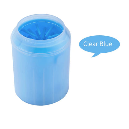 Portable Soft Silicone Dog Paw Cleaner Cup with Combs - Efficient Outdoor Pet Foot Washing Solution