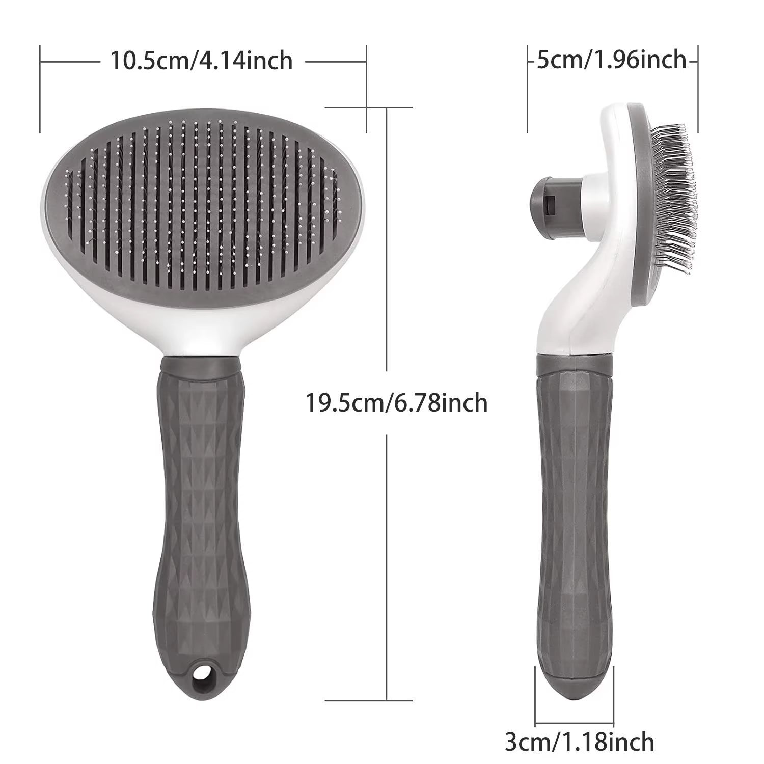 Self-Cleaning Pet Grooming Brush and Comb for Dogs and Cats - Dematting Tool and Hair Remover Accessories