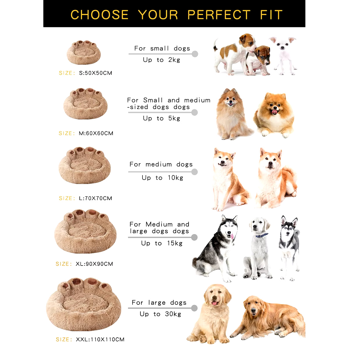 Premium Plush Dog Bed for Large Dogs - Winter-Ready Kennel Accessories and Comfortable Bedding for Cats and Puppies