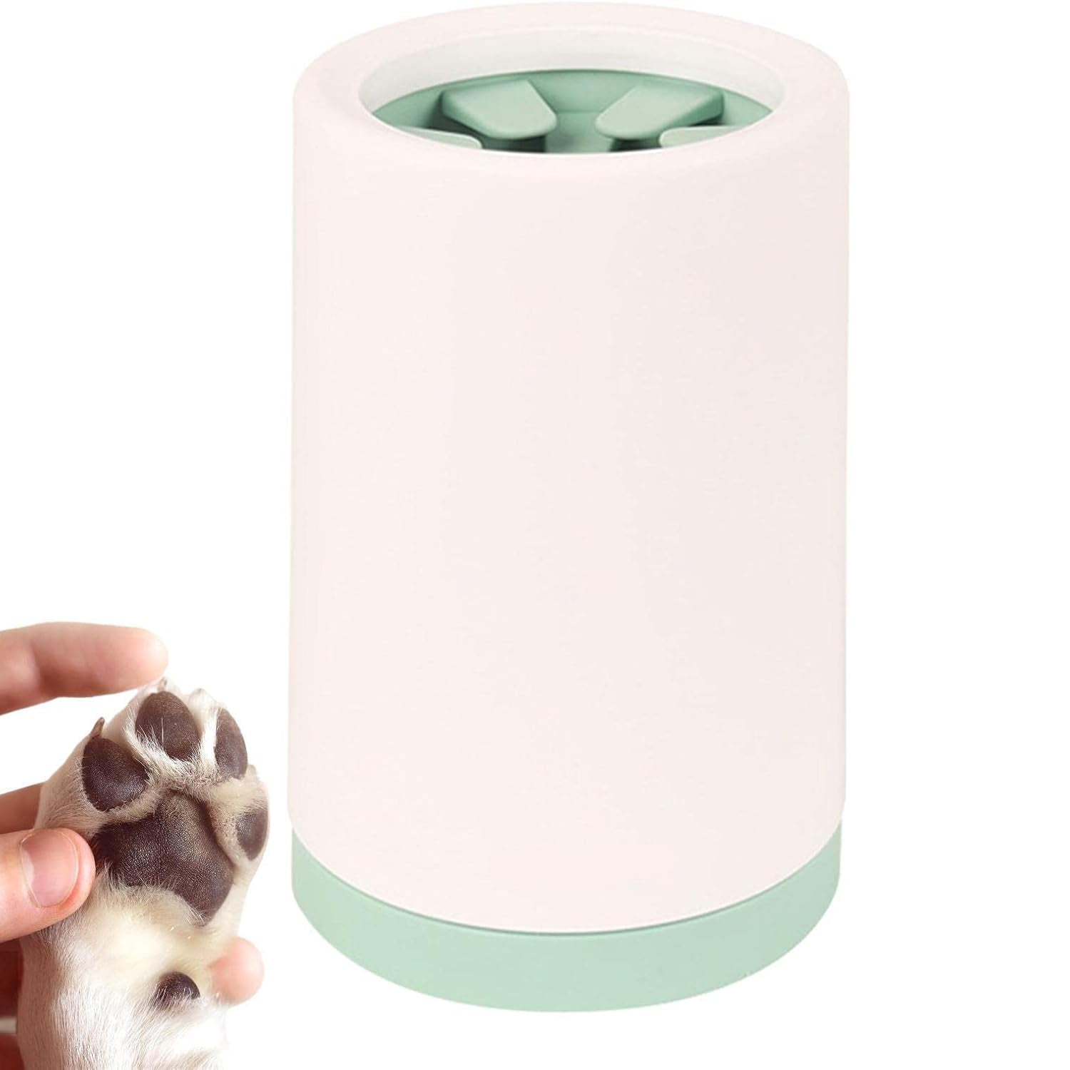 Pet Paw Washer - Detachable Dog and Cat Paw Cleaning Cup with Brush for Effective Paw Hygiene