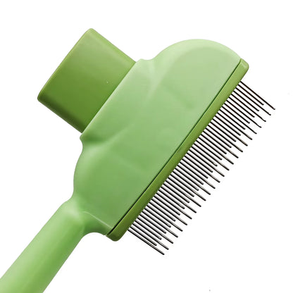 Self-Cleaning Pet Grooming Brush and Comb for Dogs and Cats - Dematting Tool and Hair Remover Accessories