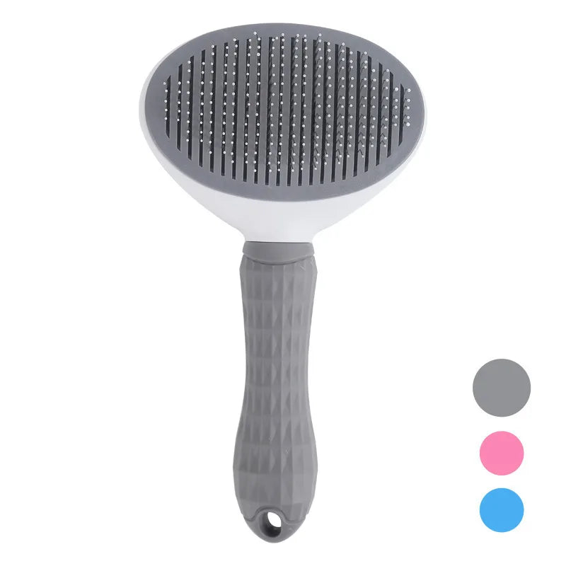 Self-Cleaning Pet Grooming Brush and Comb for Dogs and Cats - Dematting Tool and Hair Remover Accessories