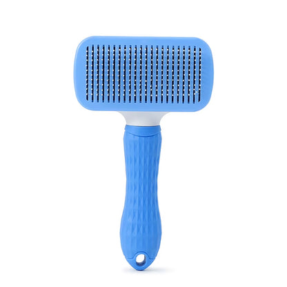 Self-Cleaning Pet Grooming Brush and Comb for Dogs and Cats - Dematting Tool and Hair Remover Accessories